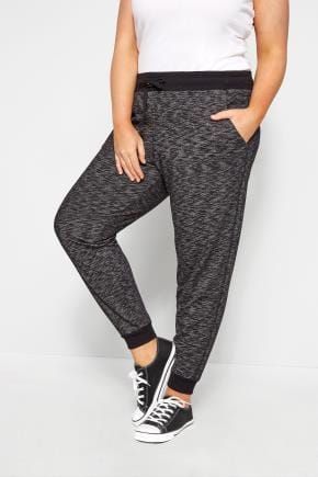 plus size grey joggers