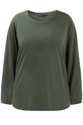 YOURS Plus Size Khaki Green T-Shirt | Yours Clothing 5