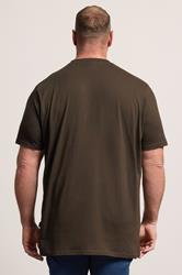 BadRhino Big & Tall Brown Extra Long 'Vintage Parts' Graphic T-Shirt | BadRhino 2