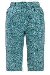 YOURS Plus Size Green Paisley Cropped Trousers | Yours Clothing 5