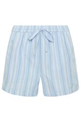 PixieGirl Petite Blue Stripe Cotton Shorts