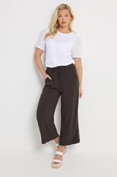 M&Co Chocolate Wide Leg Brown Culottes 1