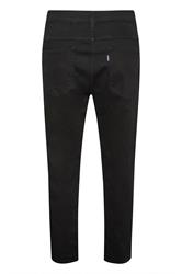 BadRhino Big & Tall Black Elasticated Waist Stretch Jeans | BadRhino 8
