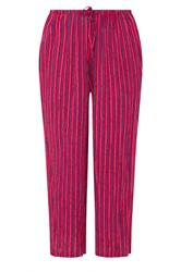 LIMITED COLLECTION Plus Size Red Stripe Wide Leg Trousers | Yours Clothing 5
