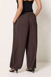 PixieGirl Petite Women's Chocolate Brown Balloon Trousers | PixieGirl 2