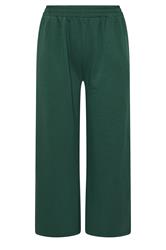 LIMITED COLLECTION Plus Size Forest Green Wide Leg Joggers | Yours Clothing 5
