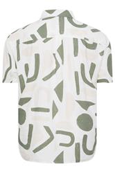 BadRhino Big & Tall Green Abstract Print Shirt | BadRhino 7