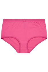 5 PACK Curve Plus Size Pink & Black Butterfly Full Briefs
