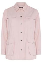 YOURS Plus Size Light Pink Carpenter Jacket | Yours Clothing 6