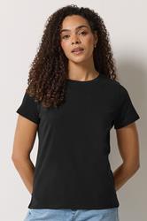 M&Co Black Cotton T-Shirt | M&Co 1