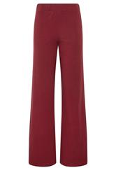 LTS Tall Burgundy Red Side Stripe Cotton Wide Leg Leggings
