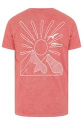 BadRhino Big & Tall Orange Mountain Graphic T-Shirt | BadRhino  7