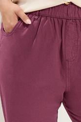 YOURS Curve Cherry Red Cropped Trousers | Yours Clothing 4