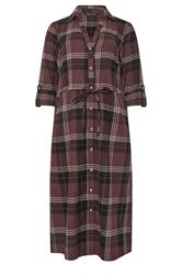 M&Co Brown Check Cotton Shirt Dress | M&Co 5