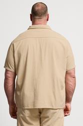 BadRhino Big & Tall Natural Brown Corduroy Overshirt | BadRhino 2