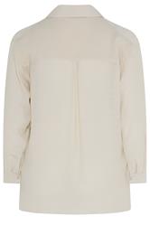 EVANS Plus Size Natural Brown Sheer Long Sleeve Shirt | Evans 7