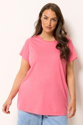 YOURS 5 PACK Plus Size Pink & Orange Core T-Shirts | Yours Clothing 2