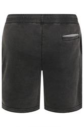 BadRhino Big & Tall Black Japanese Printed Jogger Shorts | BadRhino 7
