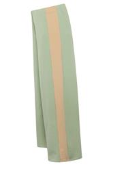 PixieGirl Petite Sage Green Side Stripe Scuba Wide Leg Trousers
