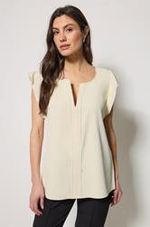 M&Co Cream Frill Sleeve Blouse | M&Co 3