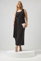 YOURS LONDON Plus Size Black Maxi Dress | Yours Clothing 3