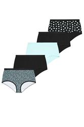 YOURSET 5 PACK Plus Size Blue Animal Star Full Briefs | Yours Clothing 3