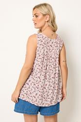 YOURS Plus Size Red Paisley Vest Top | Yours Clothing 4