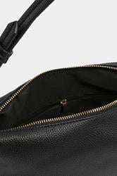 Black Button Strap Tote Bag | Yours Clothing 4