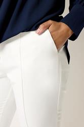 M&Co White Pintuck Tailored Trousers | M&Co 4