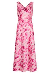 STAR Pink Abstract Cowl Neck Dress | StarByJM 5
