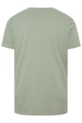 JACK & JONES Big & Tall 5 PACK White/Blue/Black/Green/Off-White T-Shirts | BadRhino 10