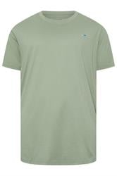 BadRhino Big & Tall – Extralanges Core T-Shirt in Hellgrün