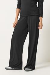 PixieGirl Petite Women's Set Black Wrap Top & Wide Leg Trousers | PixieGirl 6