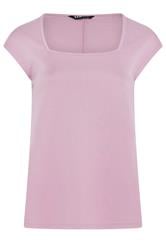 YOURS Curve Pink Cap Sleeve Top