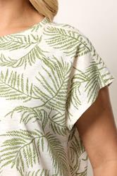 YOURSET 3 PACK Plus Size Green Palm Leaf & Zebra T-Shirts | Yours Clothing 8