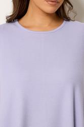 YOURS Plus Size Purple Soft Touch Swing Vest Top | Yours Clothing 4