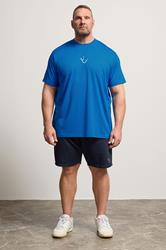 IronRhino Big & Tall Cobalt Blue Performance T-Shirt | Badrhino 1