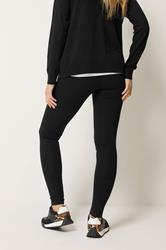 M&Co 2 PACK Black and Chocolate Brown Stretch Leggings | M&Co 5