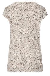 YOURS Plus Size Ivory White Pebble Print Blouse | Yours Clothing 2