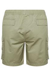 BadRhino Big & Tall Light Green Acid Washed Cargo Shorts | BadRhino 7