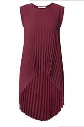 YOURS LONDON Top plissé violet