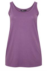 YOURS Curve Purple Core Vest Top