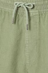BadRhino Big & Tall Green Elasticated Waist Corduroy Shorts | BadRhino 8