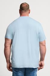 BadRhino Big & Tall Chambray Blue Core T-Shirt | BadRhino 4
