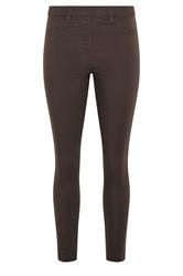 M&Co Chocolate Brown Skinny Jeggings | M&Co 5