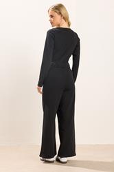 PixieGirl Petite Women's Black Wide Leg Jumpsuit | PixieGirl 4
