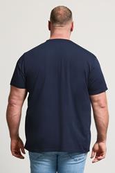 BadRhino Big & Tall Navy Blue Nashville Graphic T-Shirt | BadRhino 2