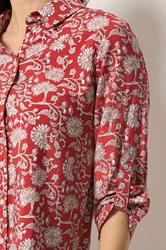 M&Co Red Paisley Print Shirt | M&Co 4