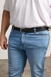 RHINO FLEX Black Flex Leather Look Belt | BadRhino 3