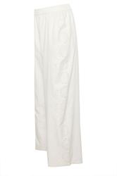PixieGirl Petite Women's White Embroidered Cotton Wide Leg Trousers | PixieGirl 7